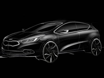 Εντυπωσιάζει το πρώτο σκίτσο του 3θυρου KIA pro cee’d